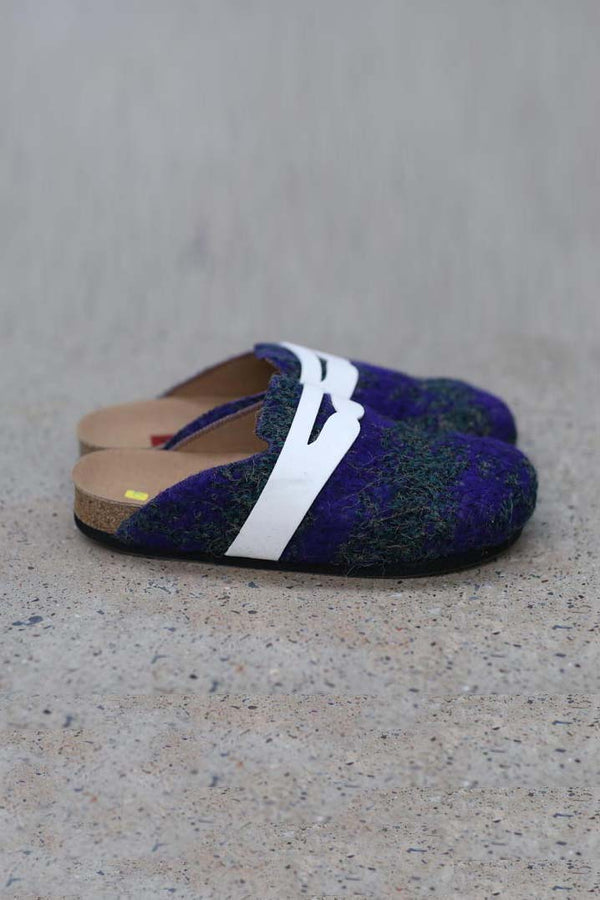 Vitelli clogs SS22_DMBF02 Striped eggplant purple PV12
